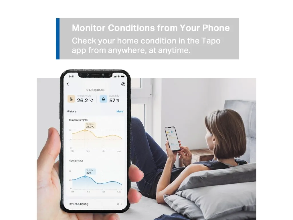 TP-Link TPLINK T315 Tapo Smart Temperatureand Humidity Monitor Slika 3